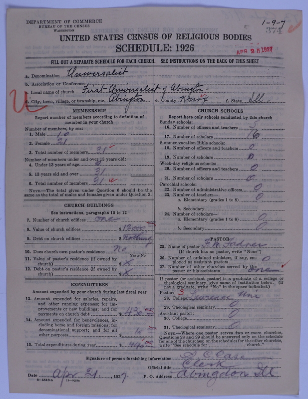 Scan of Universalist Church: 374