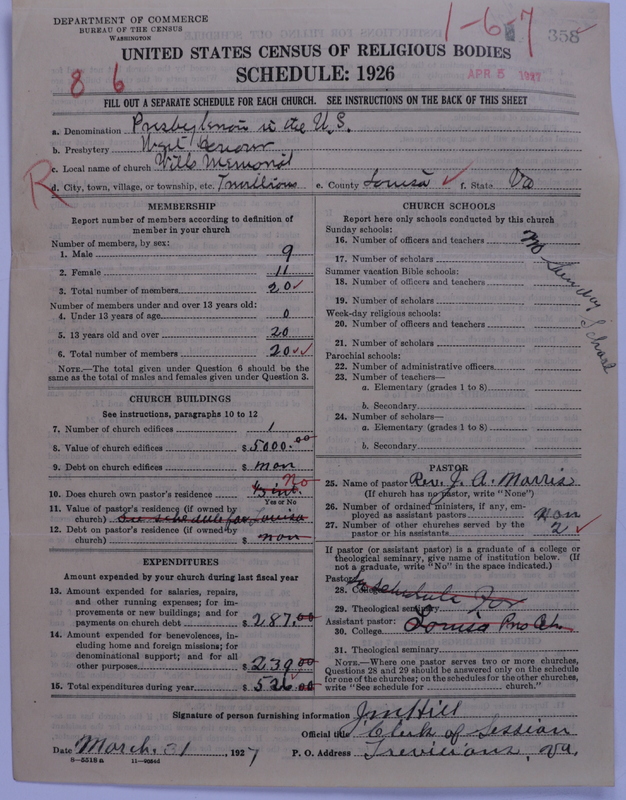 Scan of Presbyterian Church in the United States: 358