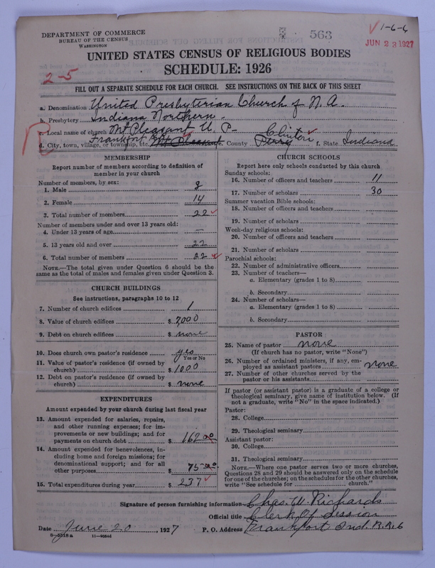 Scan of United Presbyterian Church of North America: 563
