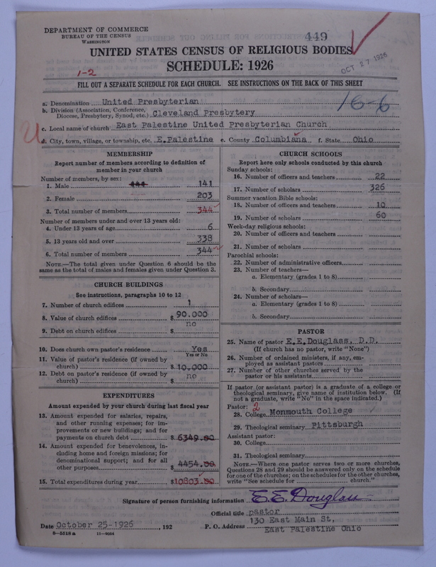 Scan of United Presbyterian Church of North America: 449