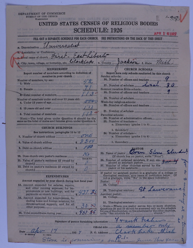 Scan of Universalist Church: 385