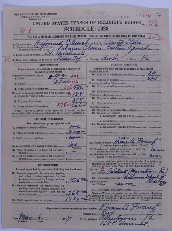 Scan of Reformed Church in the United States: 139