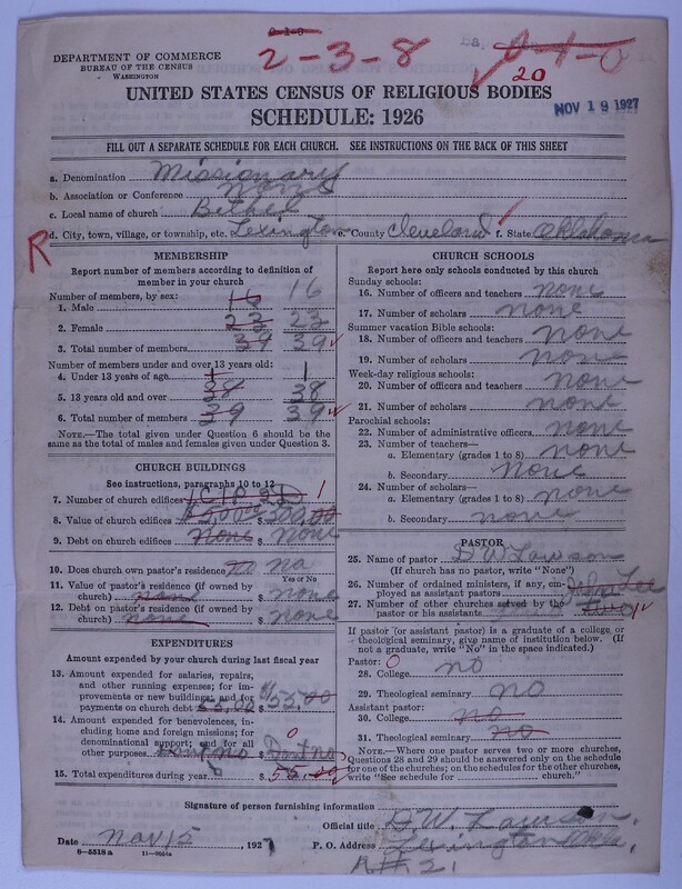 Scan of Missionary Baptist General Assembly of Oklahoma: 20