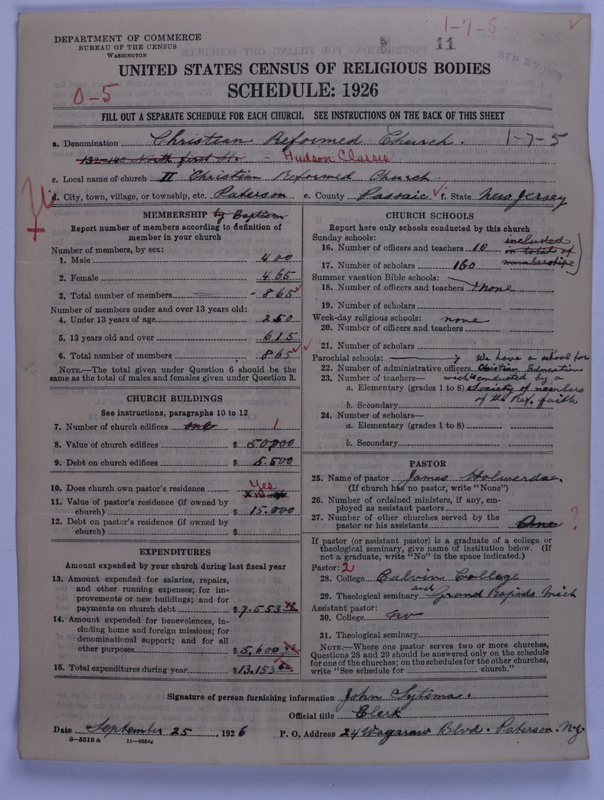 Scan of Christian Reformed Church: 11