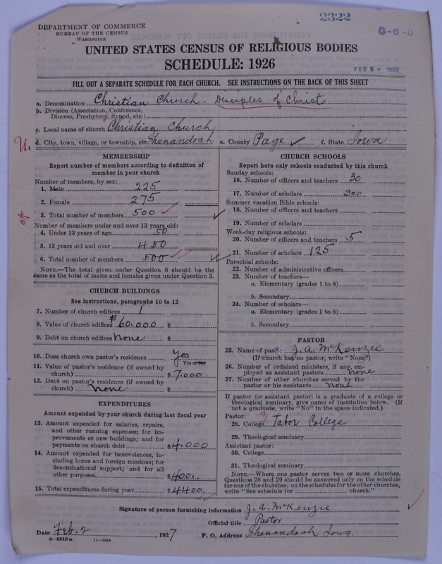 Scan of Disciples of Christ: 2322