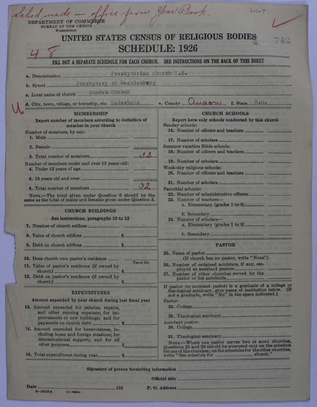 Scan of Presbyterian Church in the United States: 742