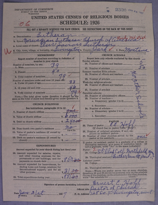 Scan of Norwegian Lutheran Church of America: 2320