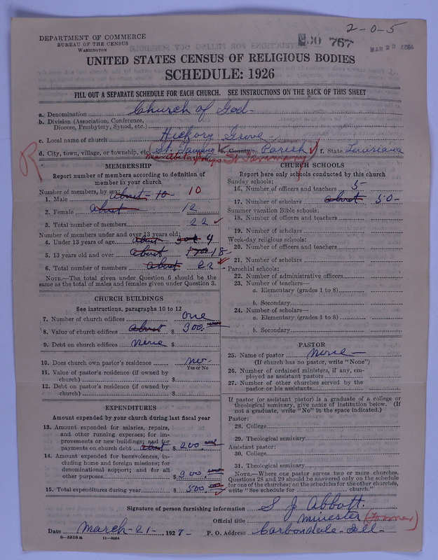 Scan of Church of God (Headquarters, Anderson, Ind.): 767