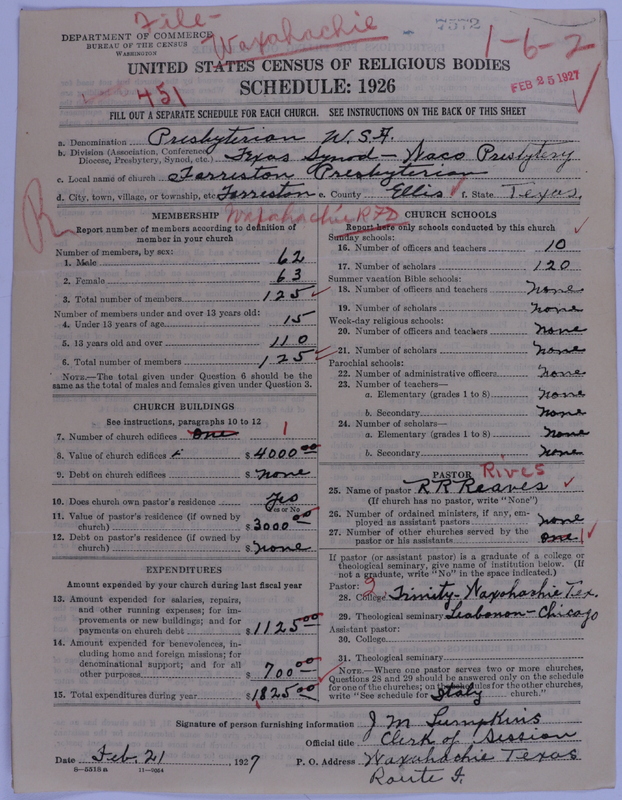 Scan of Presbyterian Church in the United States of America: 7572
