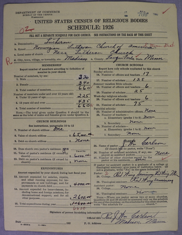 Scan of Norwegian Lutheran Church of America: 789