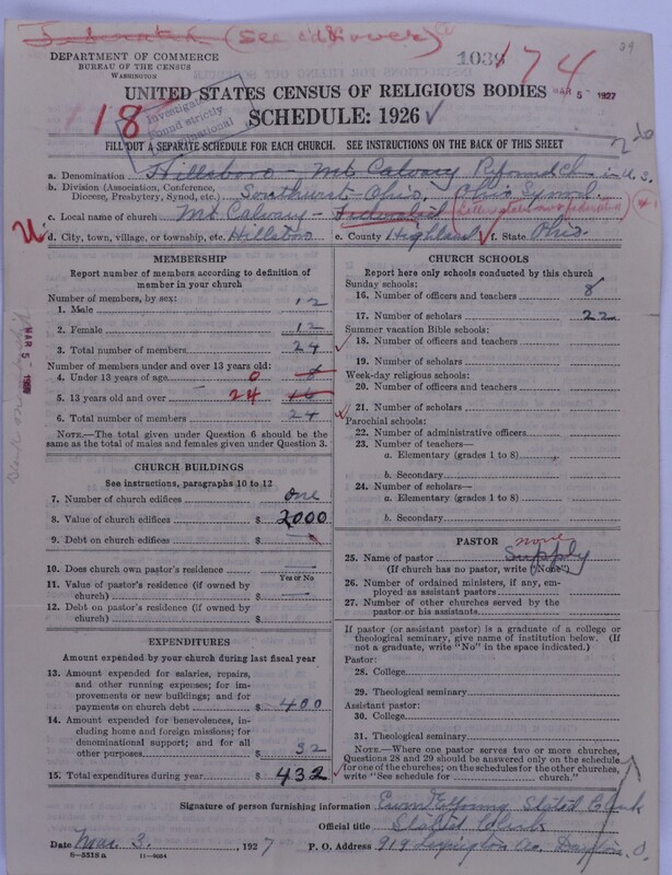 Scan of Reformed Church in the United States: 1039