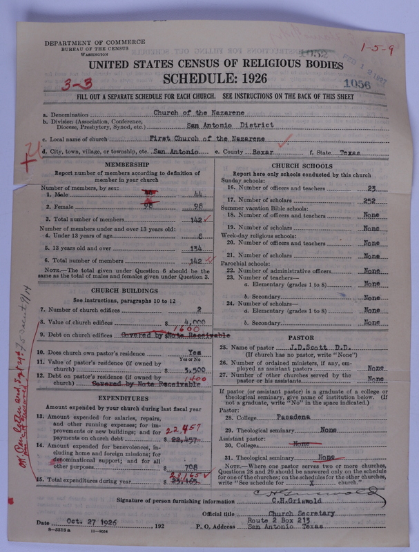 Scan of Church of the Nazarene: 1056