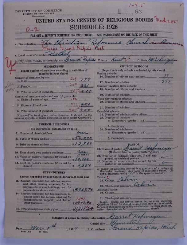Scan of Christian Reformed Church: 63