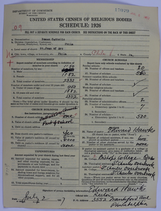 Scan of Roman Catholic Church: 17079