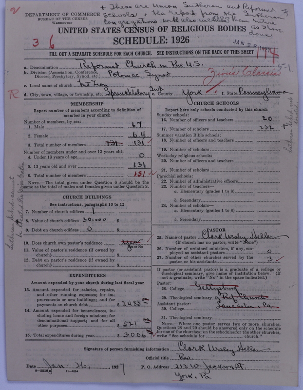 Scan of Reformed Church in the United States: 933