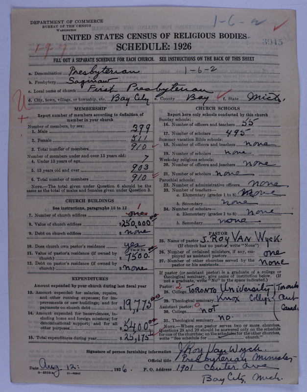 Scan of Presbyterian Church in the United States of America: 3945