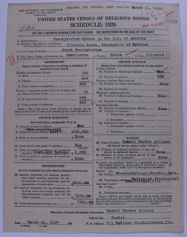 Scan of Presbyterian Church in the United States of America: 3430