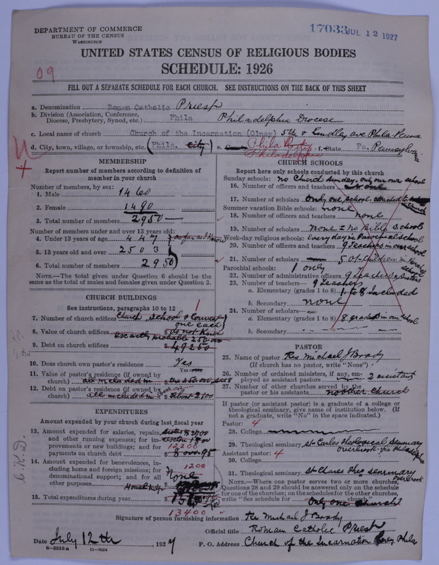 Scan of Roman Catholic Church: 17033