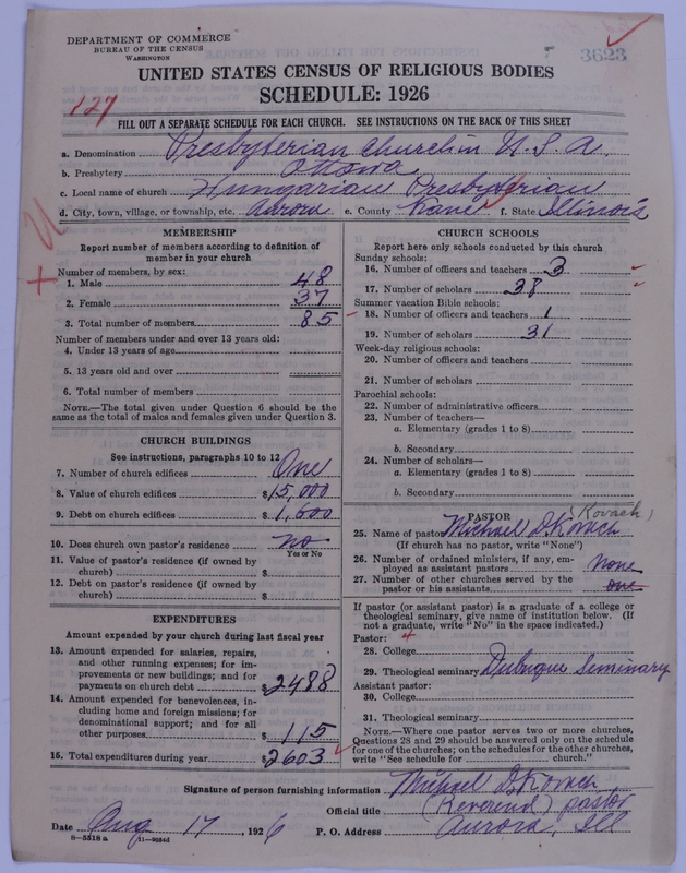 Scan of Presbyterian Church in the United States of America: 3623