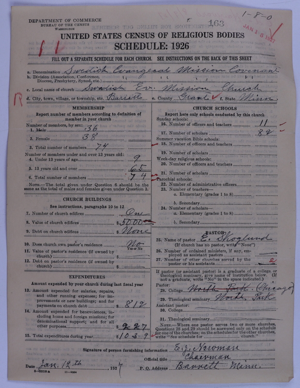 Scan of Swedish Evangelical Mission Covenant of America: 163