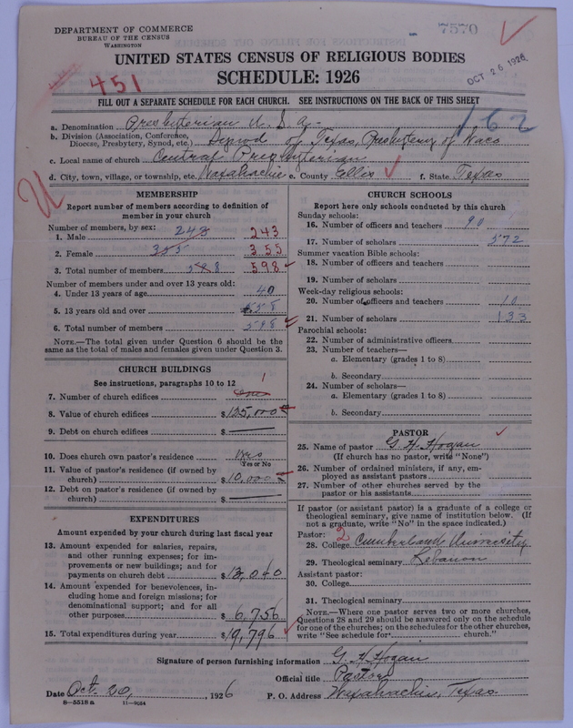 Scan of Presbyterian Church in the United States of America: 7570