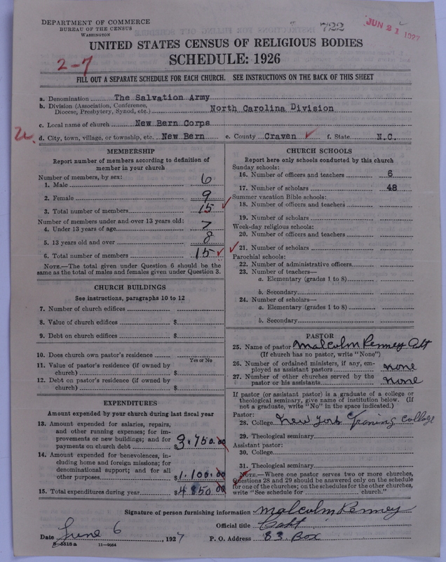 Scan of Salvation Army: 722