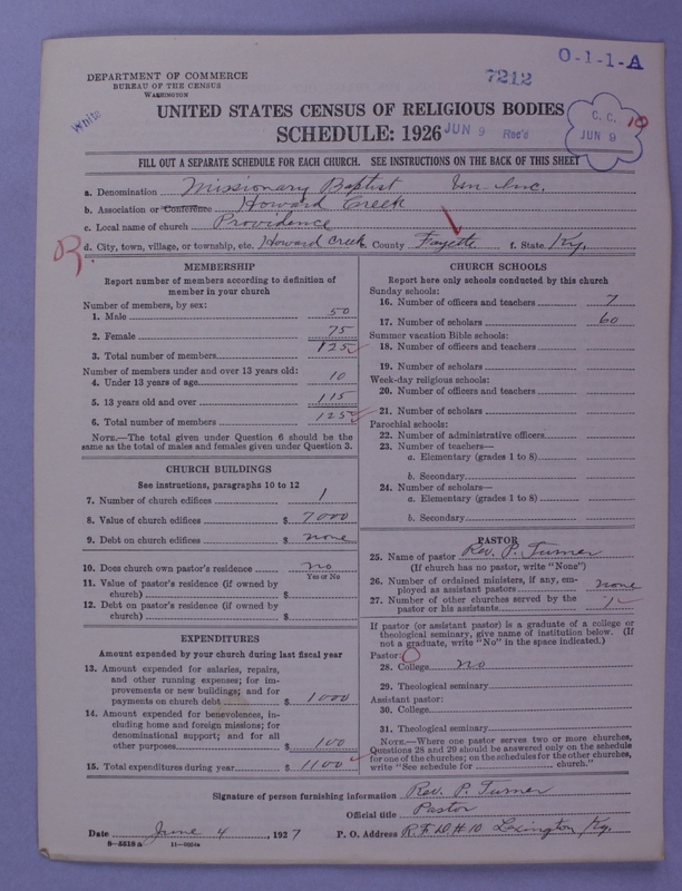Scan of Negro Baptists: 7212