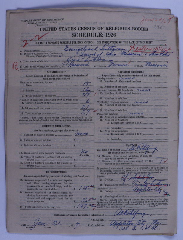 Scan of Evangelical Lutheran Synodical Conference of America: Evangelical Lutheran Synod of Missouri, Ohio, and Other States: 2390