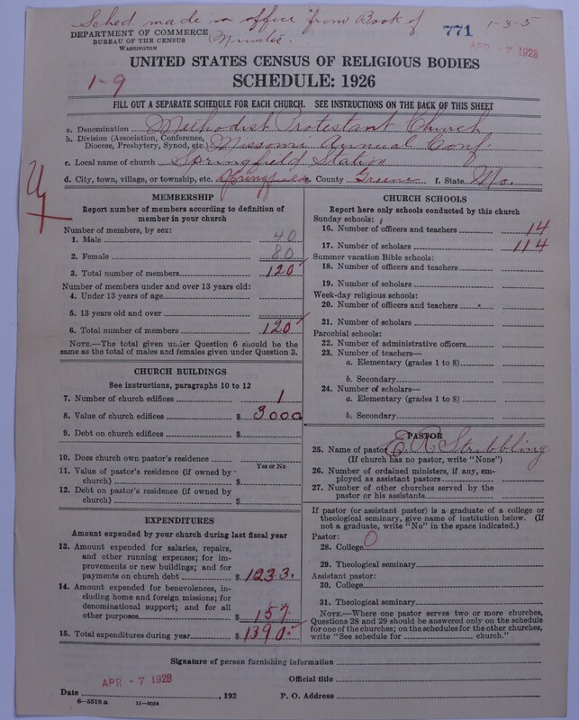 Scan of Methodist Protestant Church: 771