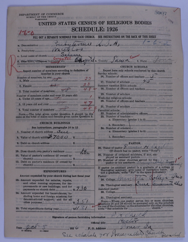 Scan of Presbyterian Church in the United States of America: 5007