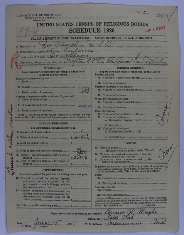 Scan of Presbyterian Church in the United States of America: 3963