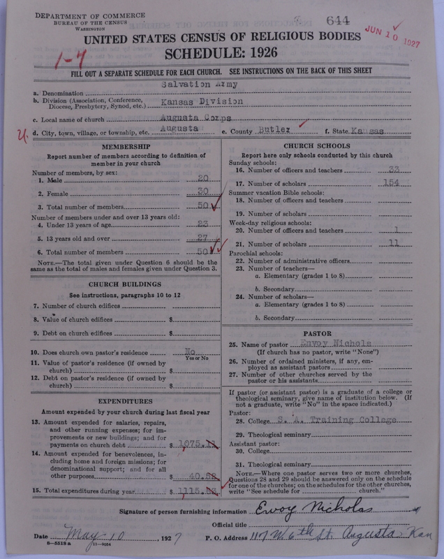 Scan of Salvation Army: 644