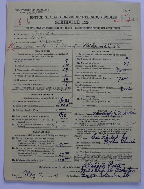 Scan of Presbyterian Church in the United States: 1490