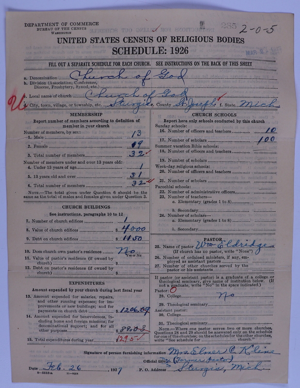 Scan of Church of God (Headquarters, Anderson, Ind.): 285