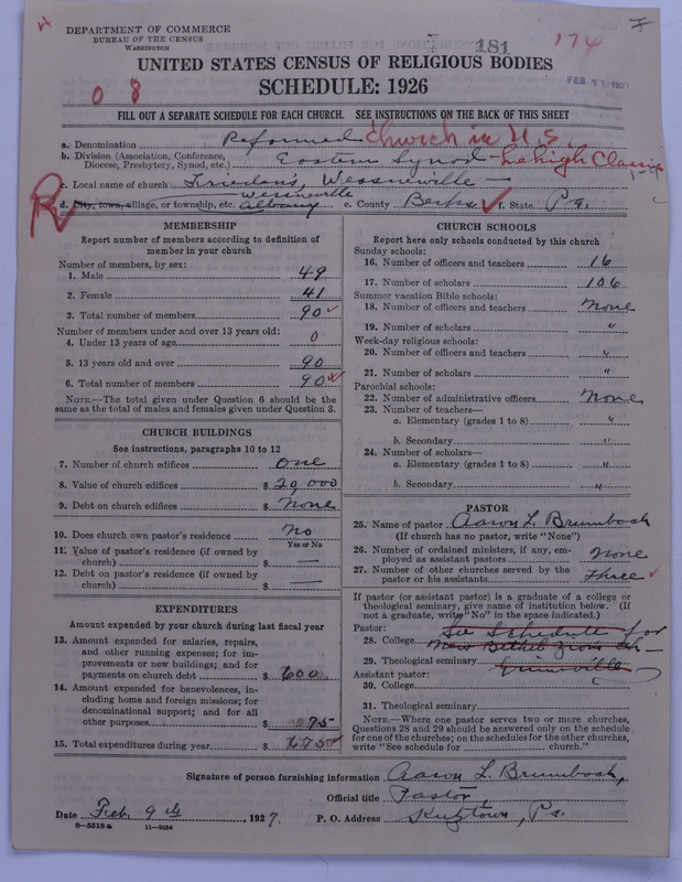 Scan of Reformed Church in the United States: 181