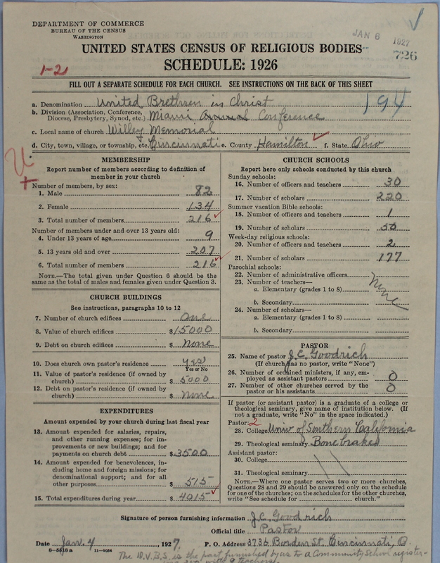 Scan of Church of the United Brethren in Christ: 726
