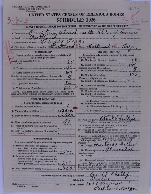 Scan of Presbyterian Church in the United States of America: 8532