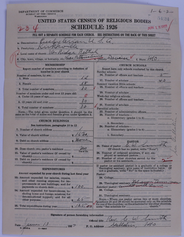 Scan of Presbyterian Church in the United States of America: 5124