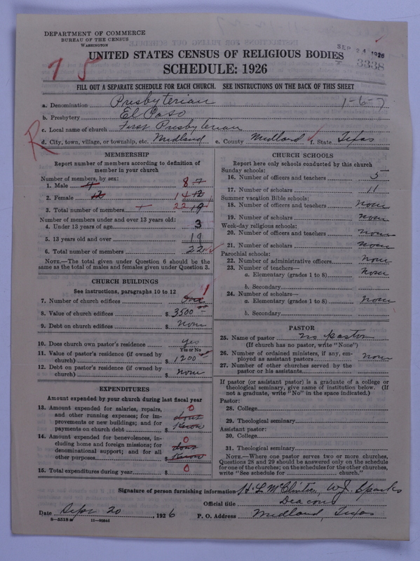 Scan of Presbyterian Church in the United States: 3338