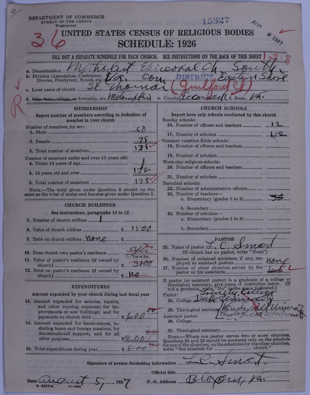 Scan of Methodist Episcopal Church, South: 15827