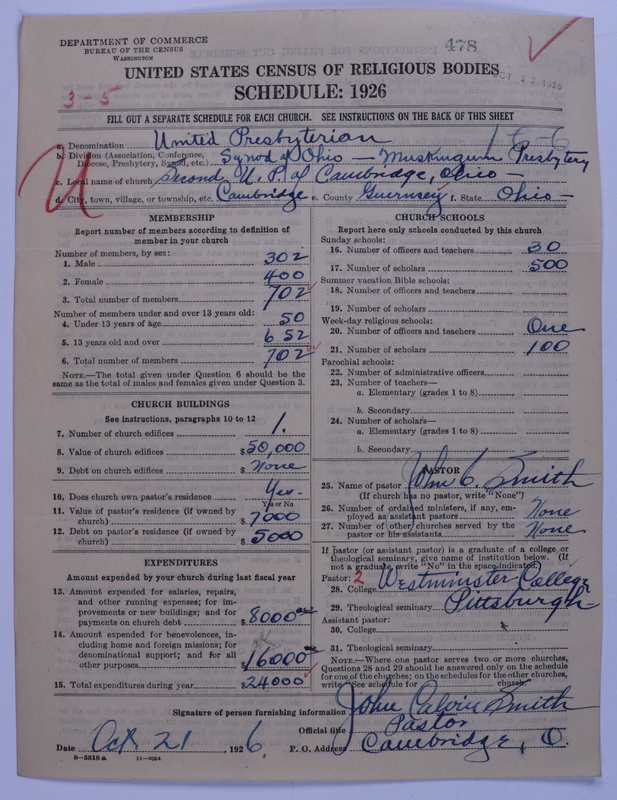 Scan of United Presbyterian Church of North America: 478