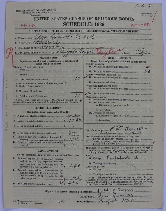 Scan of Presbyterian Church in the United States of America: 7770