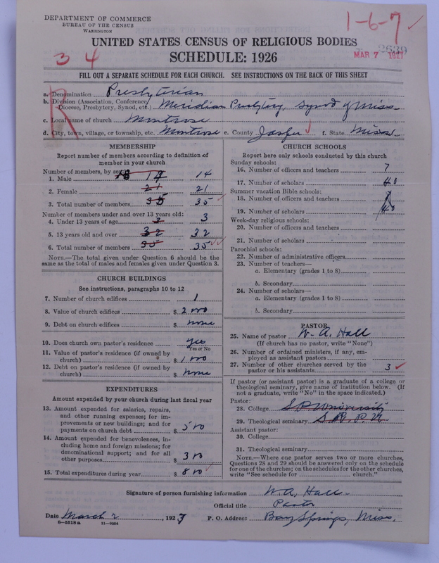 Scan of Presbyterian Church in the United States: 2639