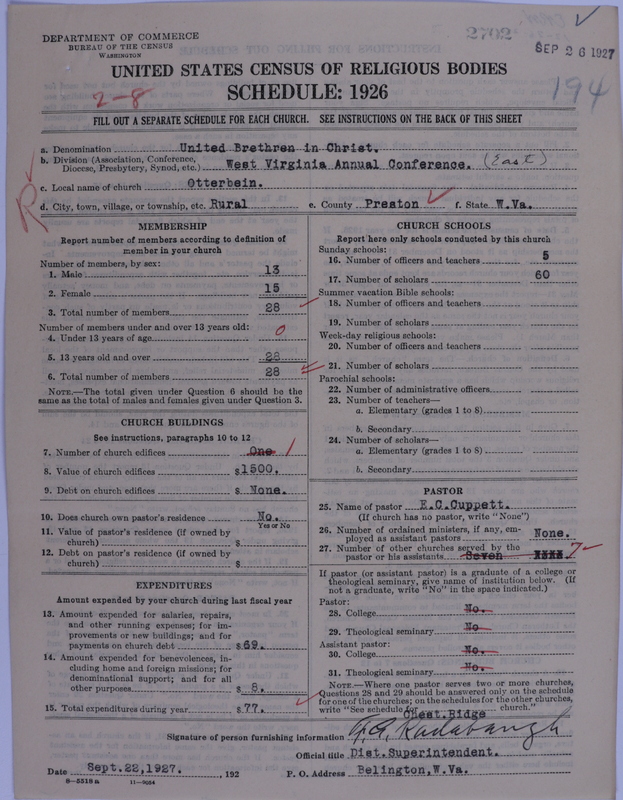 Scan of Church of the United Brethren in Christ: 2702