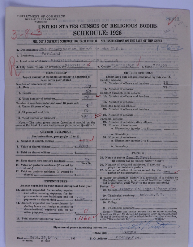 Scan of Presbyterian Church in the United States of America: 8561