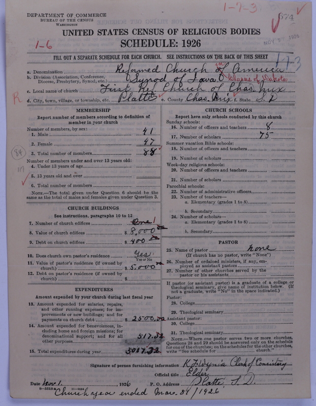 Scan of Reformed Church in America: 674
