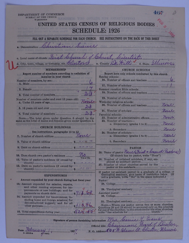 Scan of Church of Christ, Scientist: 467