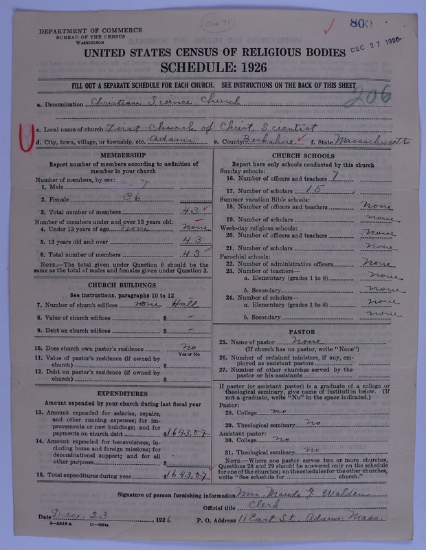 Scan of Church of Christ, Scientist: 800