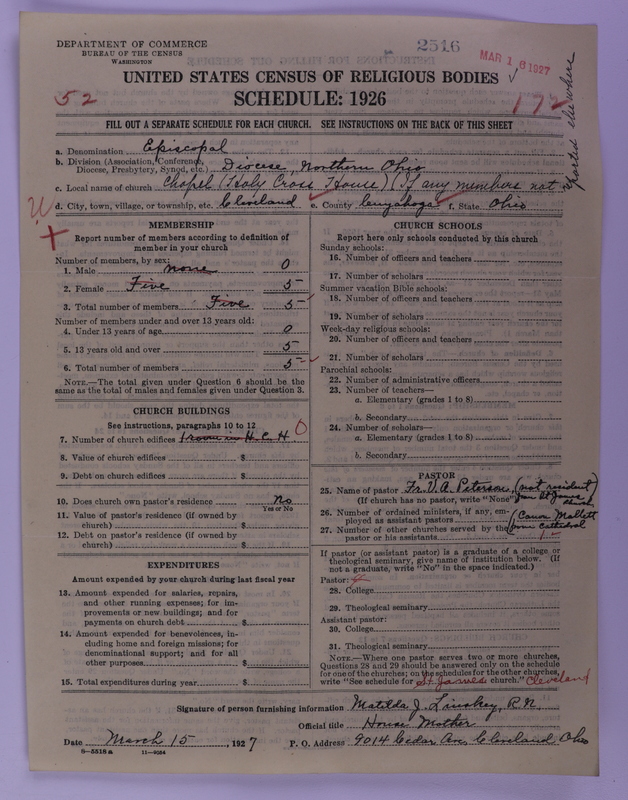 Scan of Protestant Episcopal Church: 2516