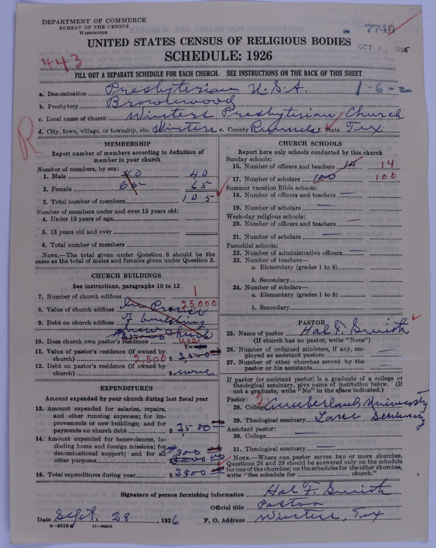 Scan of Presbyterian Church in the United States of America: 7740
